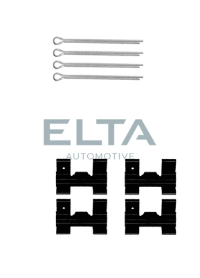 Kit d'accessoires, plaquette de frein à disque ELTA AUTOMOTIVE EA8510
