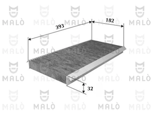 Filtre, air de l'habitacle AKRON-MALÒ 1531242
