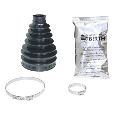 Jeu de joints-soufflets, arbre de commande BIRTH 7280/KM
