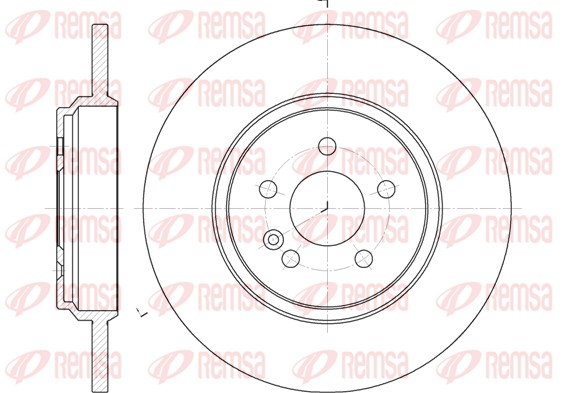 Disque de frein REMSA 6631.00