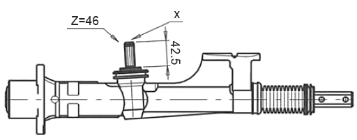 Crémaillère de direction STELLOX 00-35007-SX