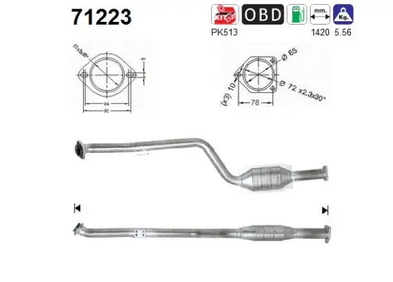 Catalyseur AS 71223