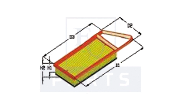 Filtre à air EQUAL QUALITY FA3248