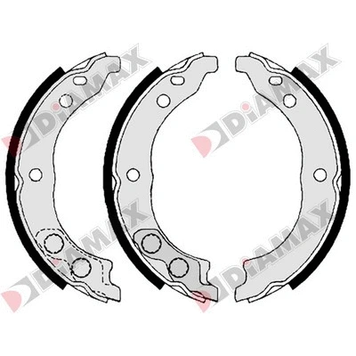 Jeu de mâchoires de frein, frein de stationnement DIAMAX N01059