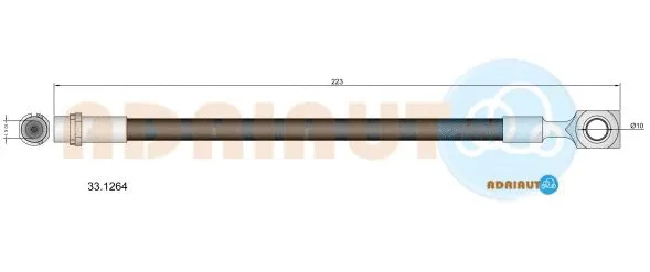 Flexible de frein ADRIAUTO 33.1264