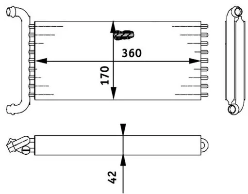 Système de chauffage MAHLE AH 113 000P