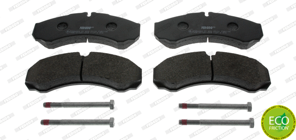 Kit de plaquettes de frein, frein à disque FERODO FVR1102