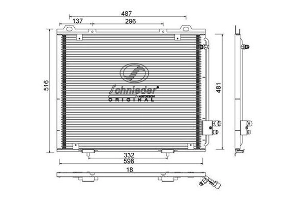 Condenseur, climatisation SCHNIEDER AUTOTECH BZS85.00062