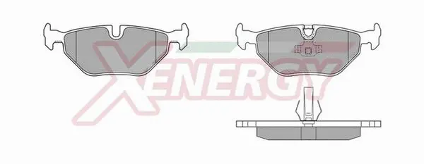 Kit de plaquettes de frein, frein à disque AP XENERGY X40387