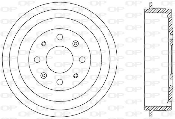 Tambour de frein OPEN PARTS BAD9083.10