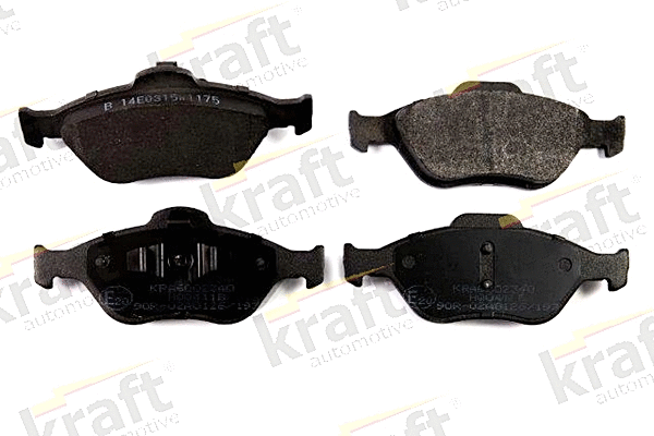 Kit de plaquettes de frein, frein à disque KRAFT AUTOMOTIVE 6002340
