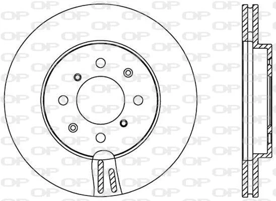 Disque de frein OPEN PARTS BDA2517.20