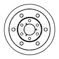 Disque de frein BORG & BECK BBD5795S