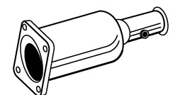 Filtre à particules / à suie, échappement VEGAZ GmbH PGK-831