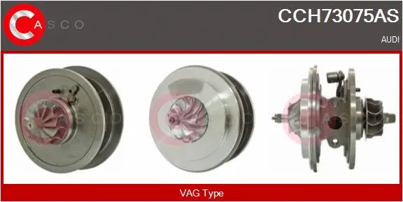 Groupe carter, turbocompresseur CASCO CCH73075AS