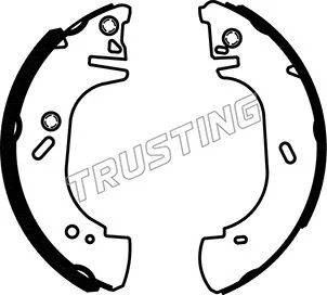 Jeu de mâchoires de frein TRUSTING 040.136