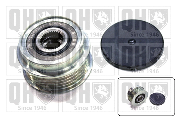 Poulie roue libre, alternateur QUINTON HAZELL QTR100