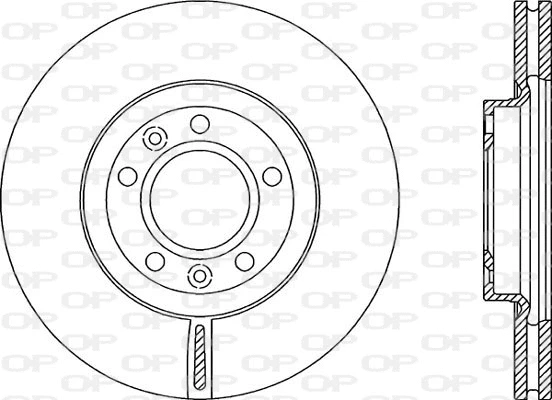 Disque de frein OPEN PARTS BDR2158.20