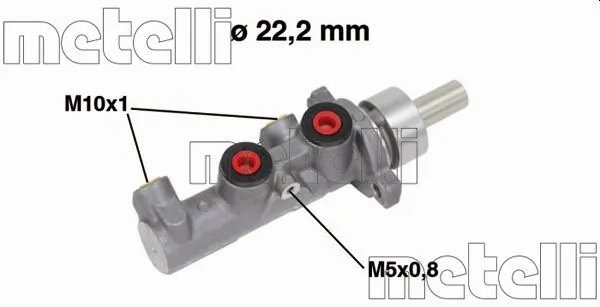 Maître-cylindre de frein METELLI 05-0670