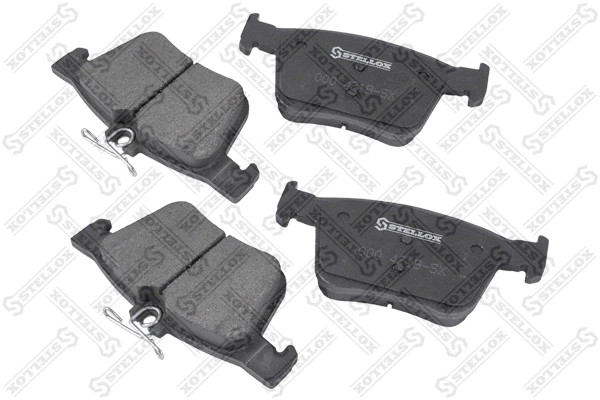 Kit de plaquettes de frein, frein à disque STELLOX 000 421B-SX