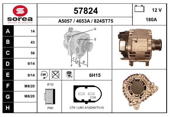 Alternateur EAI 57824