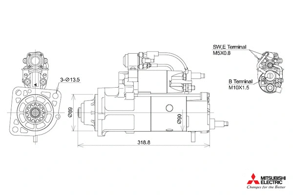 Démarreur KUTNAK AUTOMOTIVE 723537/M