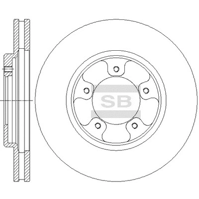 Disque de frein Hi-Q SD4618