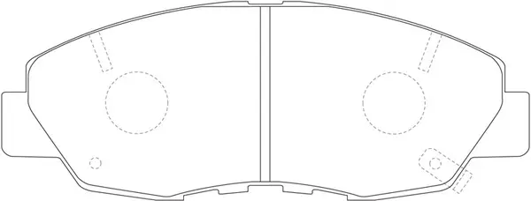 Kit de plaquettes de frein, frein à disque FIT FP0764