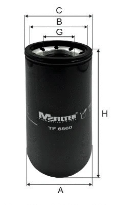 Filtre à huile MFILTER TF 6560
