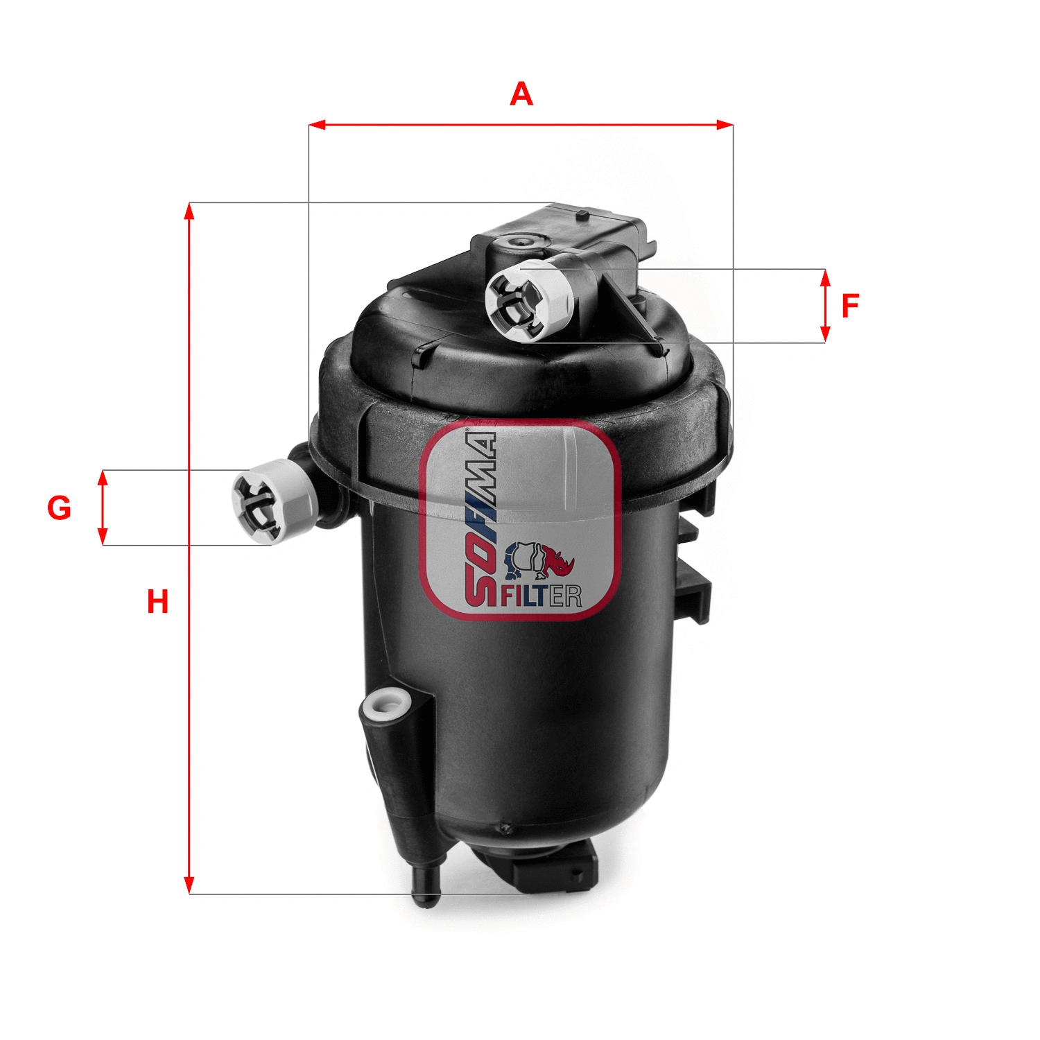 Filtre à carburant SOFIMA S 5144 GC