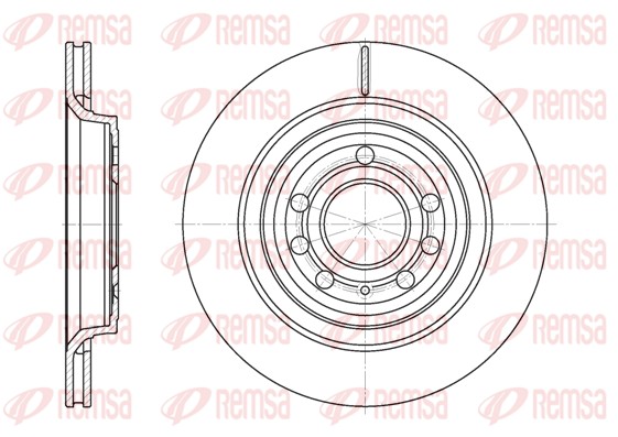 Disque de frein REMSA 6686.10