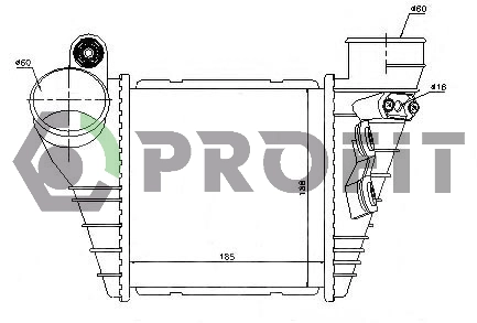 Refroidisseur d'air de suralimentation PROFIT PR 9558T1