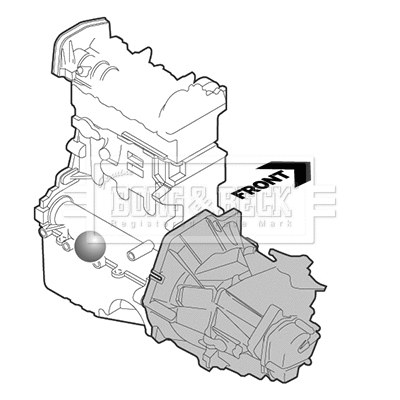 Support moteur BORG & BECK BEM3585