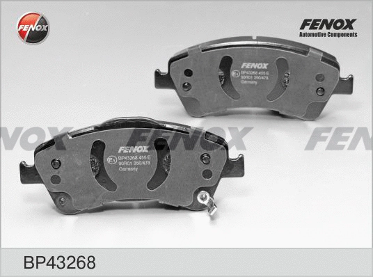 Kit de plaquettes de frein, frein à disque FENOX BP43268