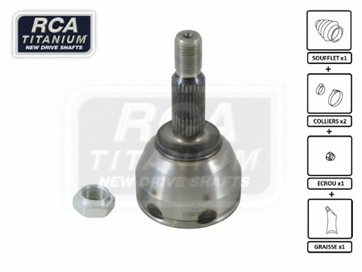 Jeu de joints, arbre de transmission RCA FRANCE AF40