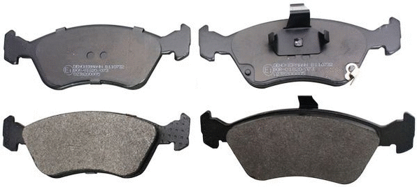 Kit de plaquettes de frein, frein à disque DENCKERMANN B110732