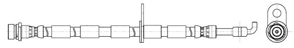 Flexible de frein CEF 515338