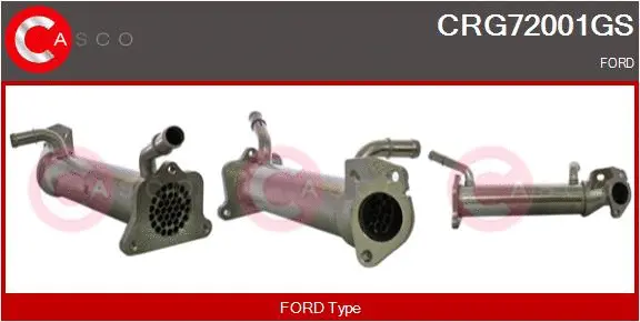Radiateur, réaspiration des gaz d'échappement CASCO CRG72001GS