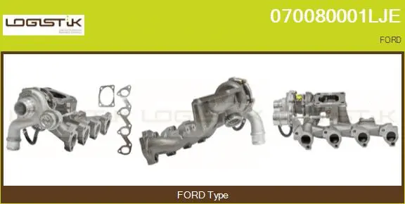 Turbocompresseur, suralimentation LGK 070080001LJE
