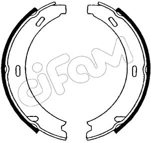 Jeu de mâchoires de frein, frein de stationnement CIFAM 153-234