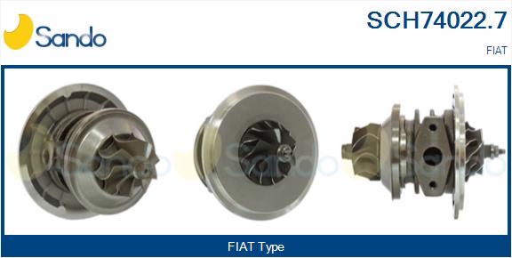 Groupe carter, turbocompresseur SANDO SCH74022.7