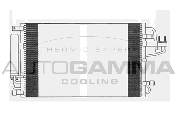 Condenseur, climatisation AUTOGAMMA 104013