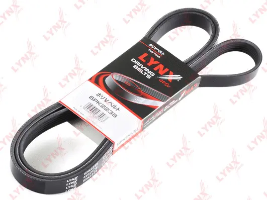 Courroie trapézoïdale à nervures LYNXAUTO 6PK2238