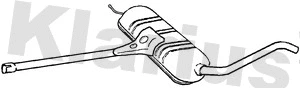 Silencieux central KLARIUS 240858