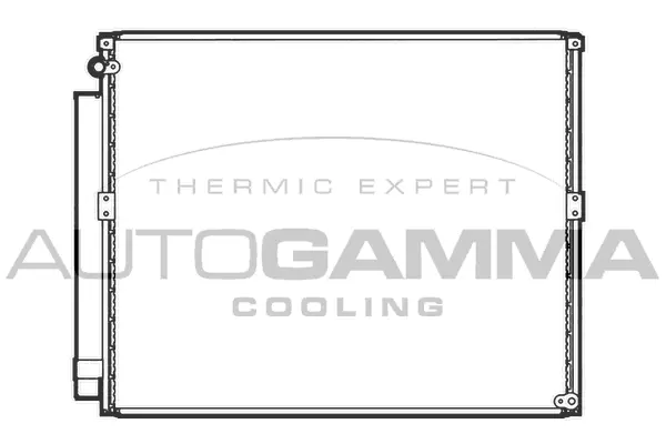 Condenseur, climatisation AUTOGAMMA 107295