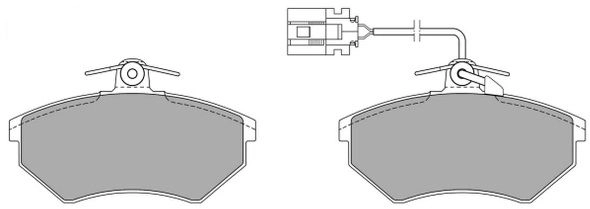 Kit de plaquettes de frein, frein à disque FREMAX FBP-0953