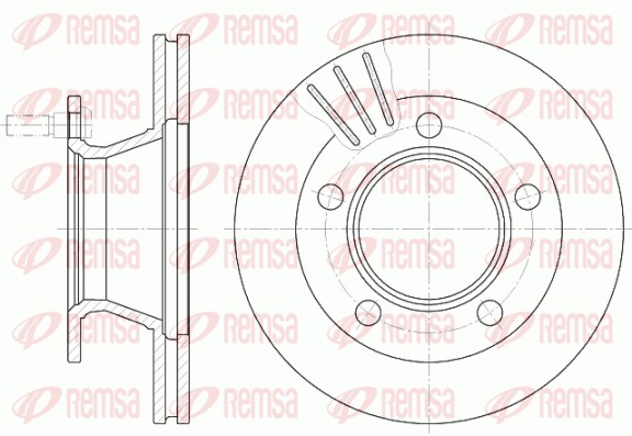 Disque de frein REMSA 6235.10