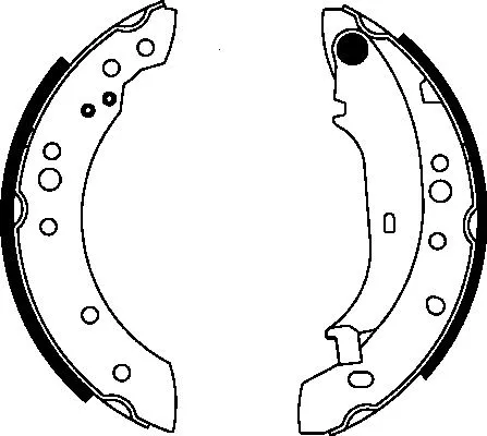 Jeu de mâchoires de frein PAGID H1714