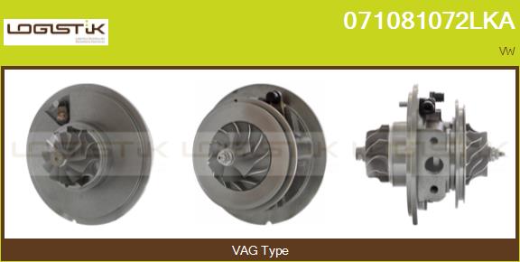 Groupe carter, turbocompresseur LGK 071081072LKA