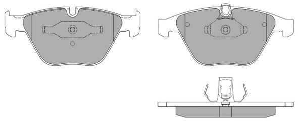 Kit de plaquettes de frein, frein à disque FREMAX FBP-1388
